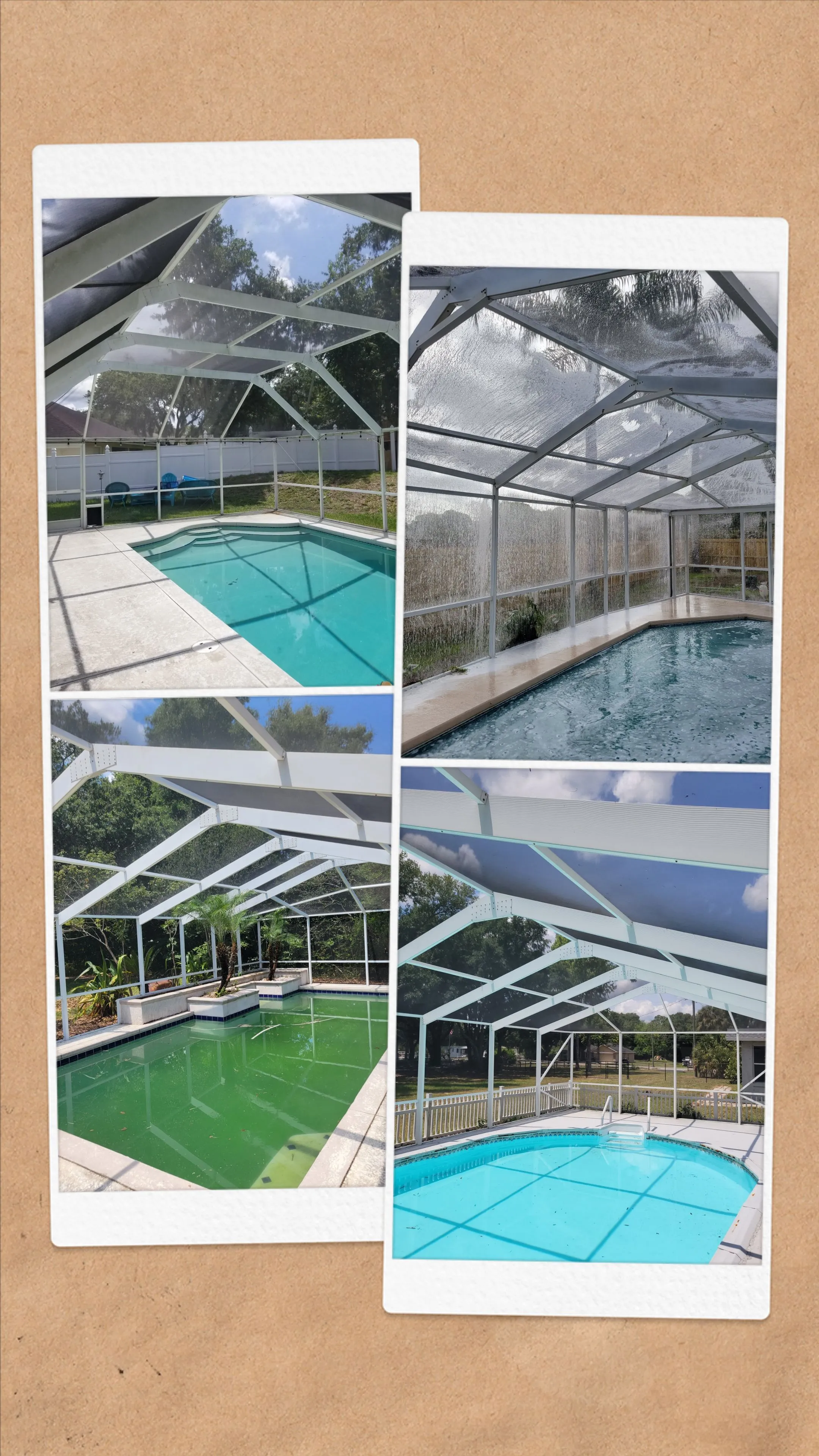 Pool Enclosure Pressure Washing Service